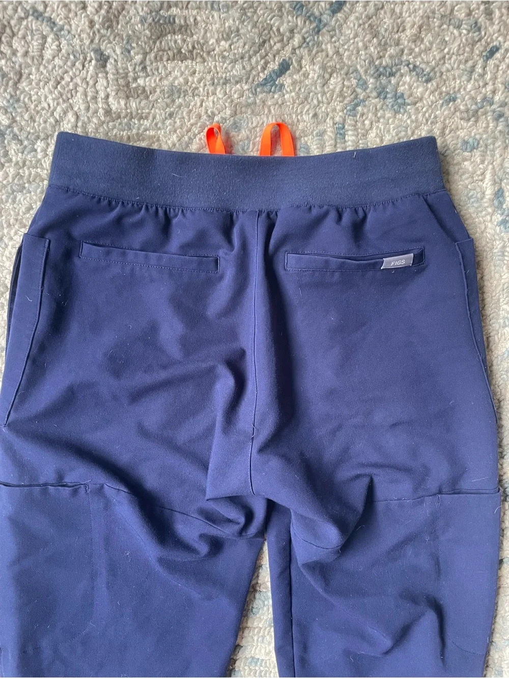 FIGS Mens Zamora Scrub Pant Blue Jogger Cargo Pockets Hospital Lab NursingSZ S/T